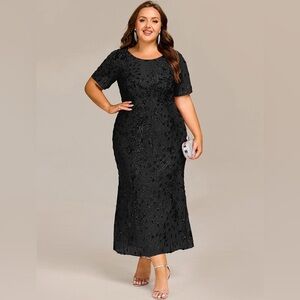 🆕Sequin Mermaid Round Neck Dress